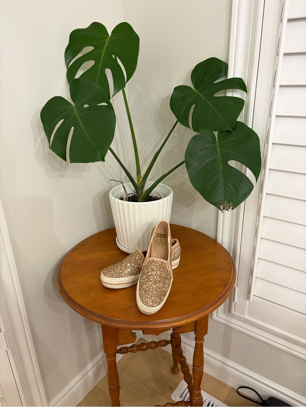Kate Spade x Keds Glitter Slip Ons